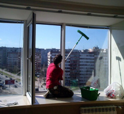Мытье окон в однокомнатной квартире Советский